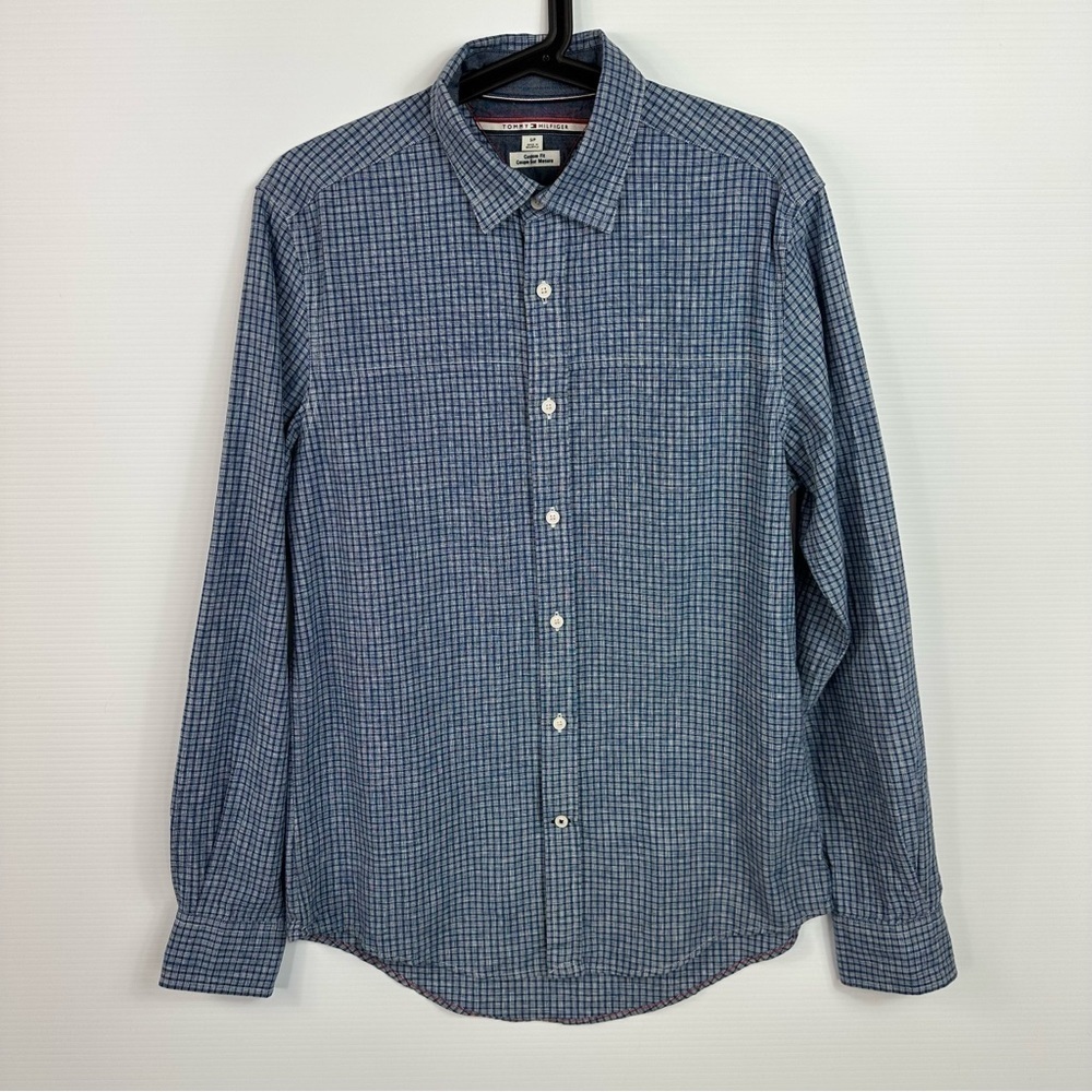 Tommy Hilfiger Shirt SP Adult Blue Plaid